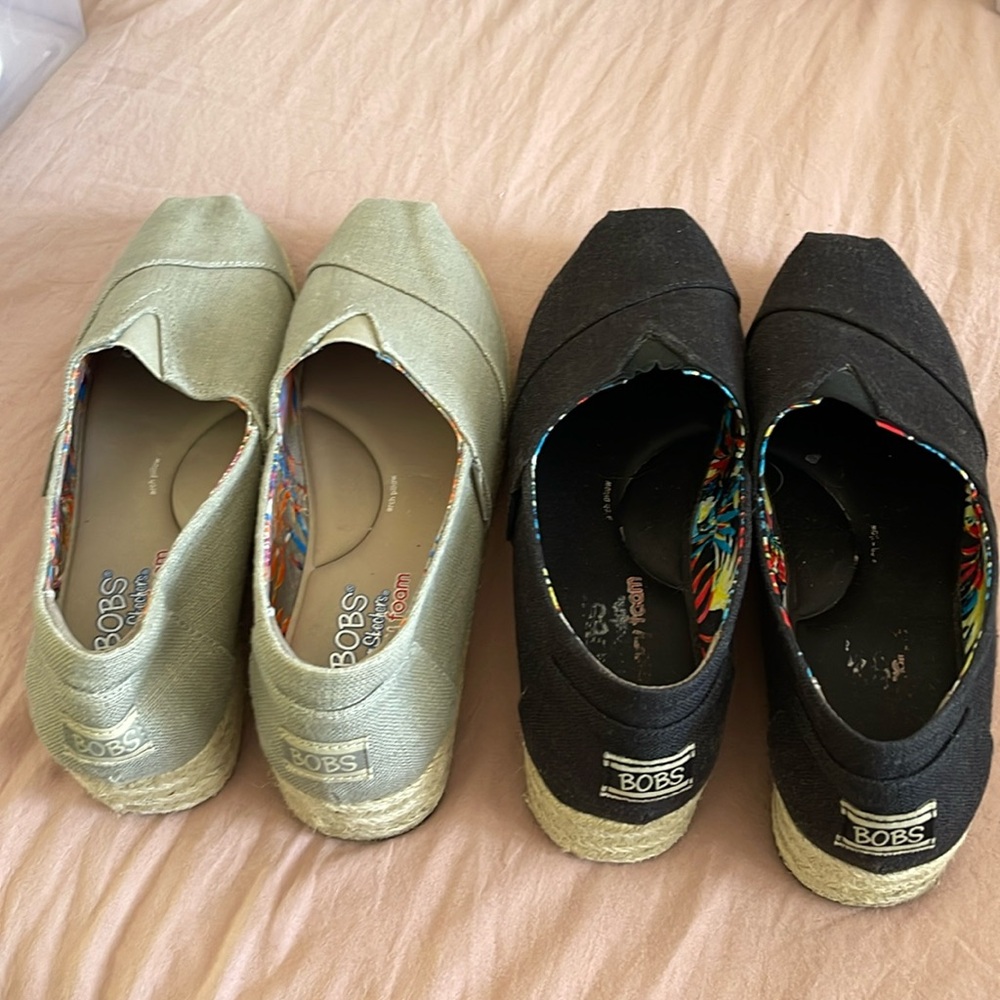 BOBs from Sketchers Memory Foam Espadrilles